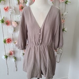 SheIn mid sleeve romper